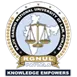Rajiv Gandhi National  University Of law Logo